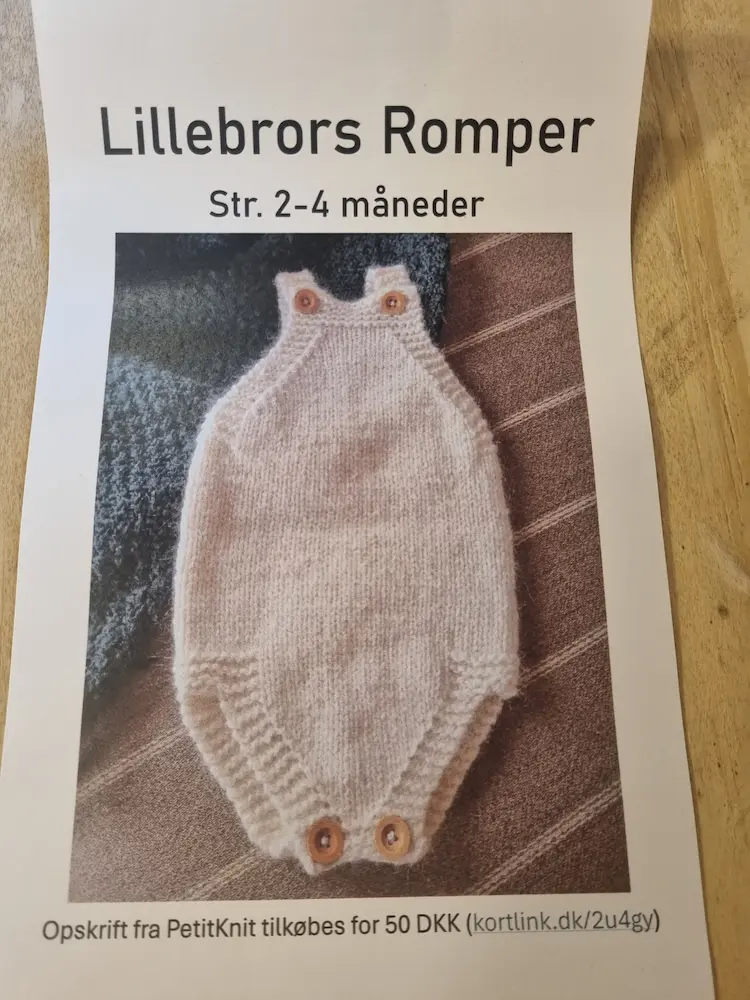 Strikkekit-lillebrors romper - Billede 4