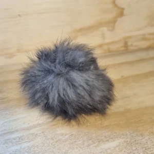 Grå puf af kaninskind