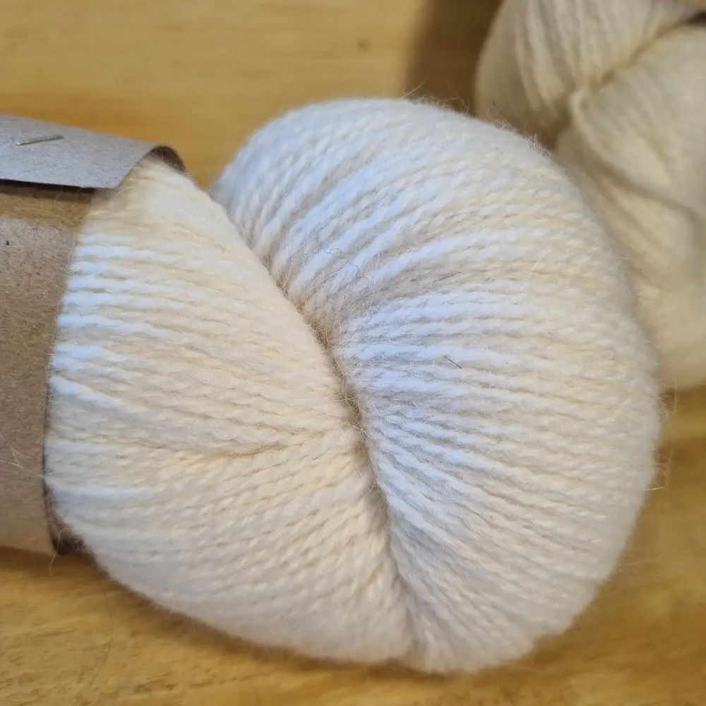 Angora-merinould hvid - Billede 3